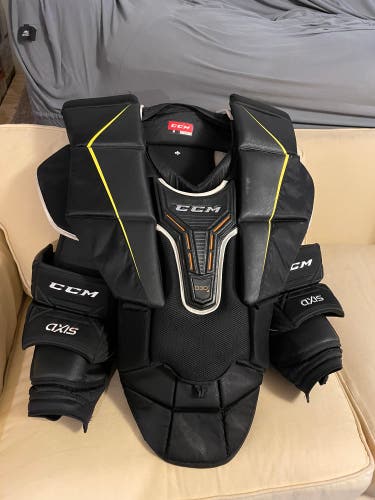 Used XL CCM Pro Stock Axis pro Goalie Chest Protector