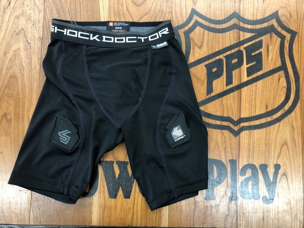 Used Shock Doctor 366 Compression Jill Shorts w/Protector Women’s XS