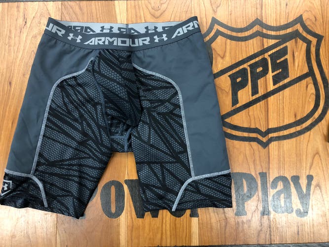 Used Under Armour Compression Jock Shorts w/Protector Mens Large