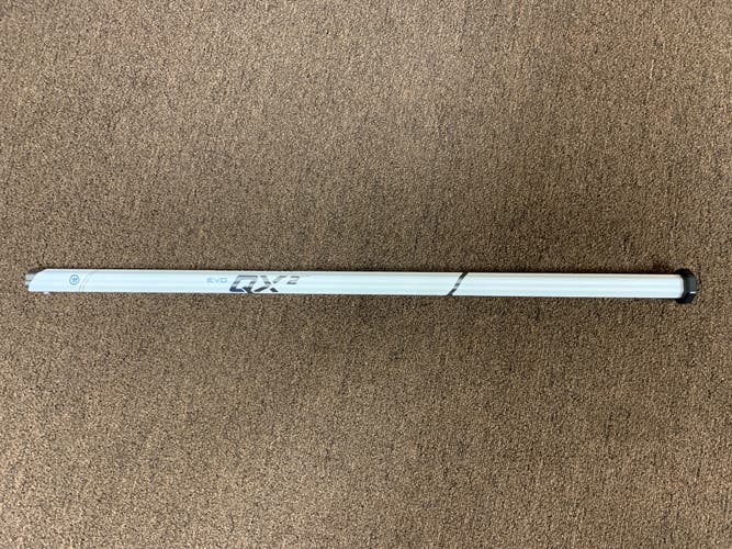 Very Lightly Used Warrior Evo QX2 Carbon White Attack Lacrosse Shaft
