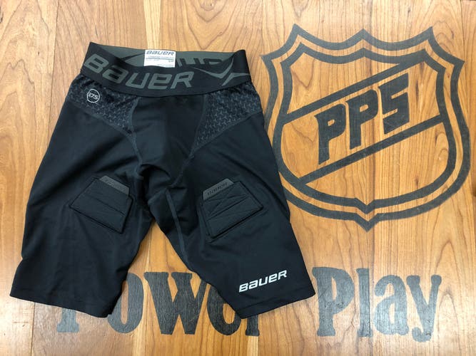 Used Bauer Compression Jock Shorts w/cup Youth small