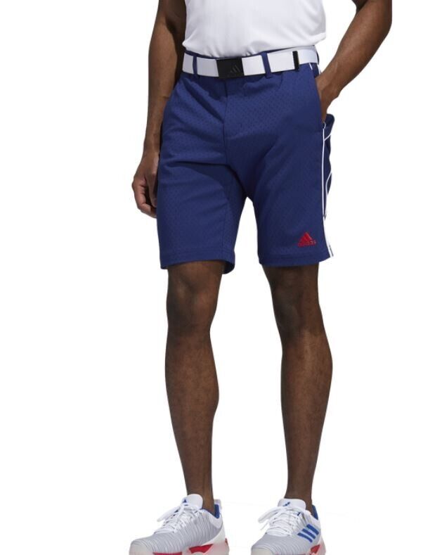 Adidas Official USA Golf Mens Shorts FJ7873 Dark Blue Size 32 New w/ Tags #14498