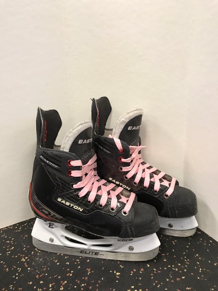 Used Easton Mako II Hockey Skates Regular Width Size 3.5