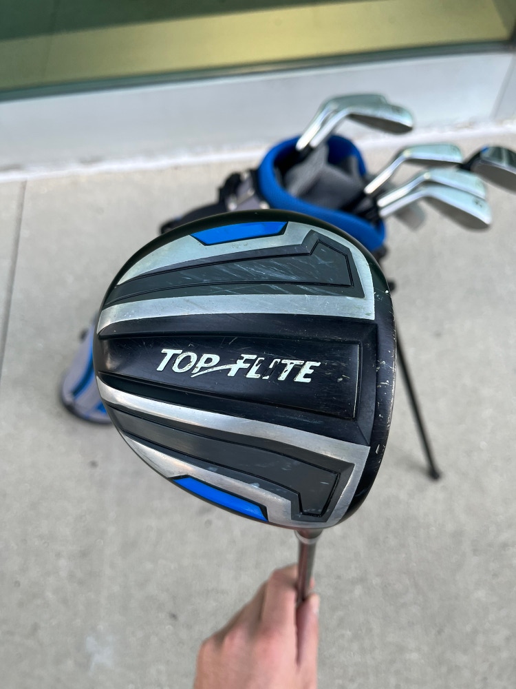 Used Junior Top Flite Right Clubs (8 Clubs)