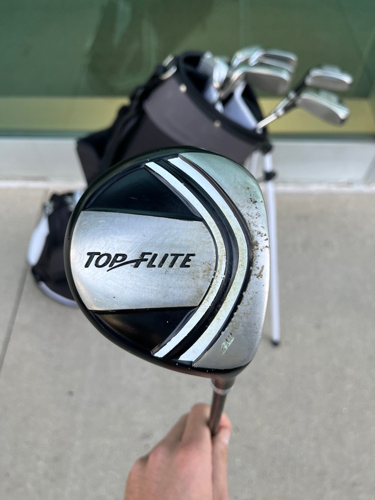 Used Men's Top Flite Right Clubs (9 Clubs, No Driver)