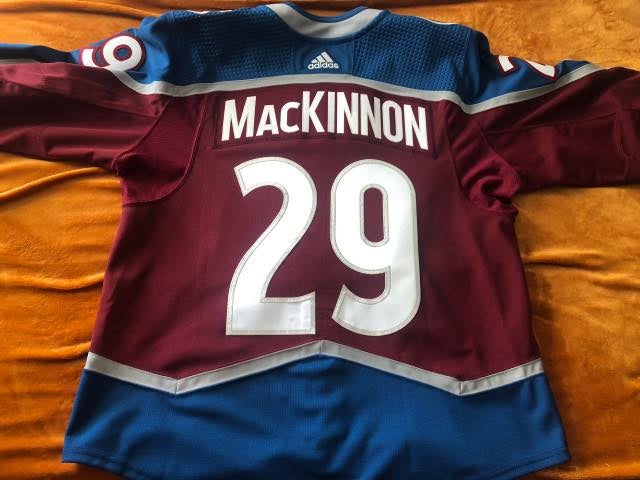 NATHAN MACKINNON COLORADO AVALANCHE THIRD PRO ADIDAS NHL JERSEY 3RD -  clothing & accessories - by owner - apparel sale