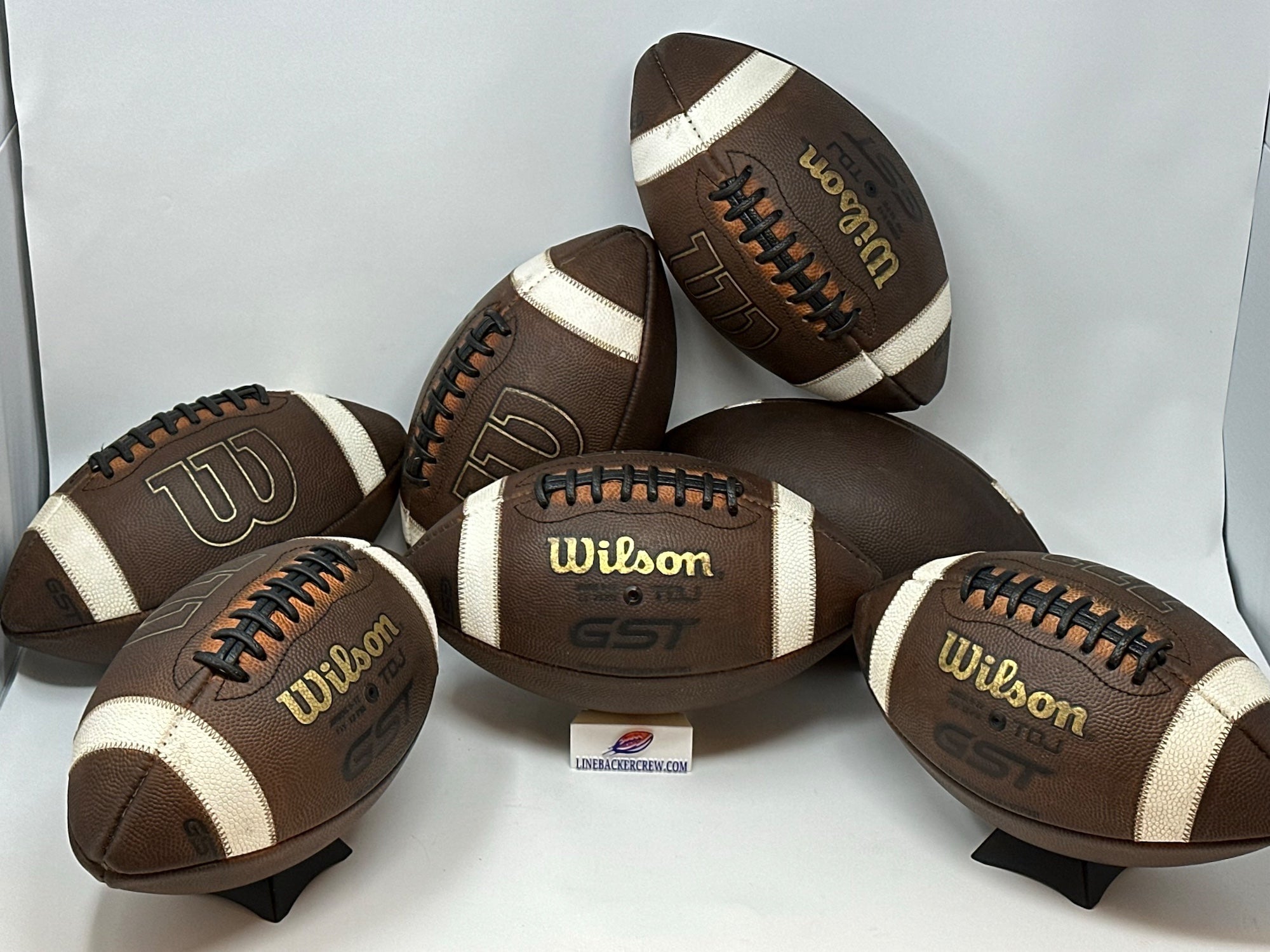 : WILSON Sporting Goods GST Game Football - Official Size,  (WTF1003B) : Everything Else