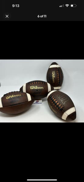 Ballon Wilson K2 PW GTS de football américain enfant moins de 9 ans
