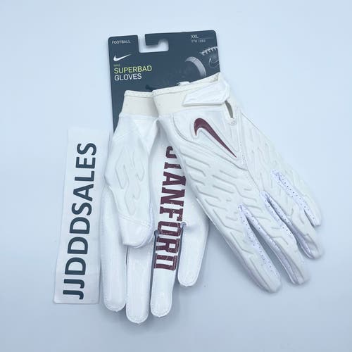 Nike Superbad 6.0 NCAA Stanford Football Gloves DX5292–135 Men’s Size 2XL  New