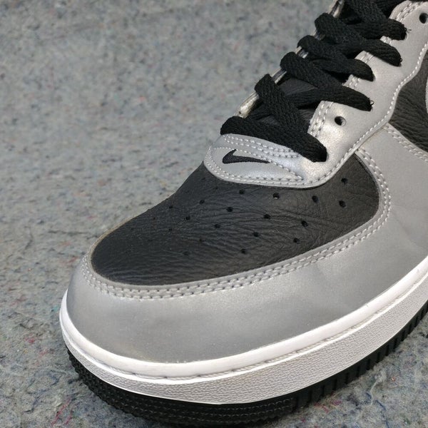 Nike Adds Reflective Checks to this White and Grey Air Force 1 Low