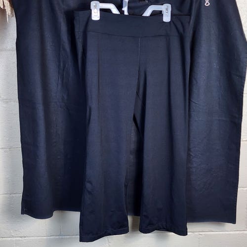 Sport-Tek Ladies NRG Poly Span Black Fitness Pant Size XL