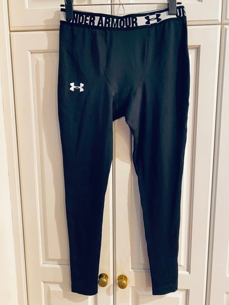 Under Armour Pants M Women Black Fitted Elastic Waistband Activewear