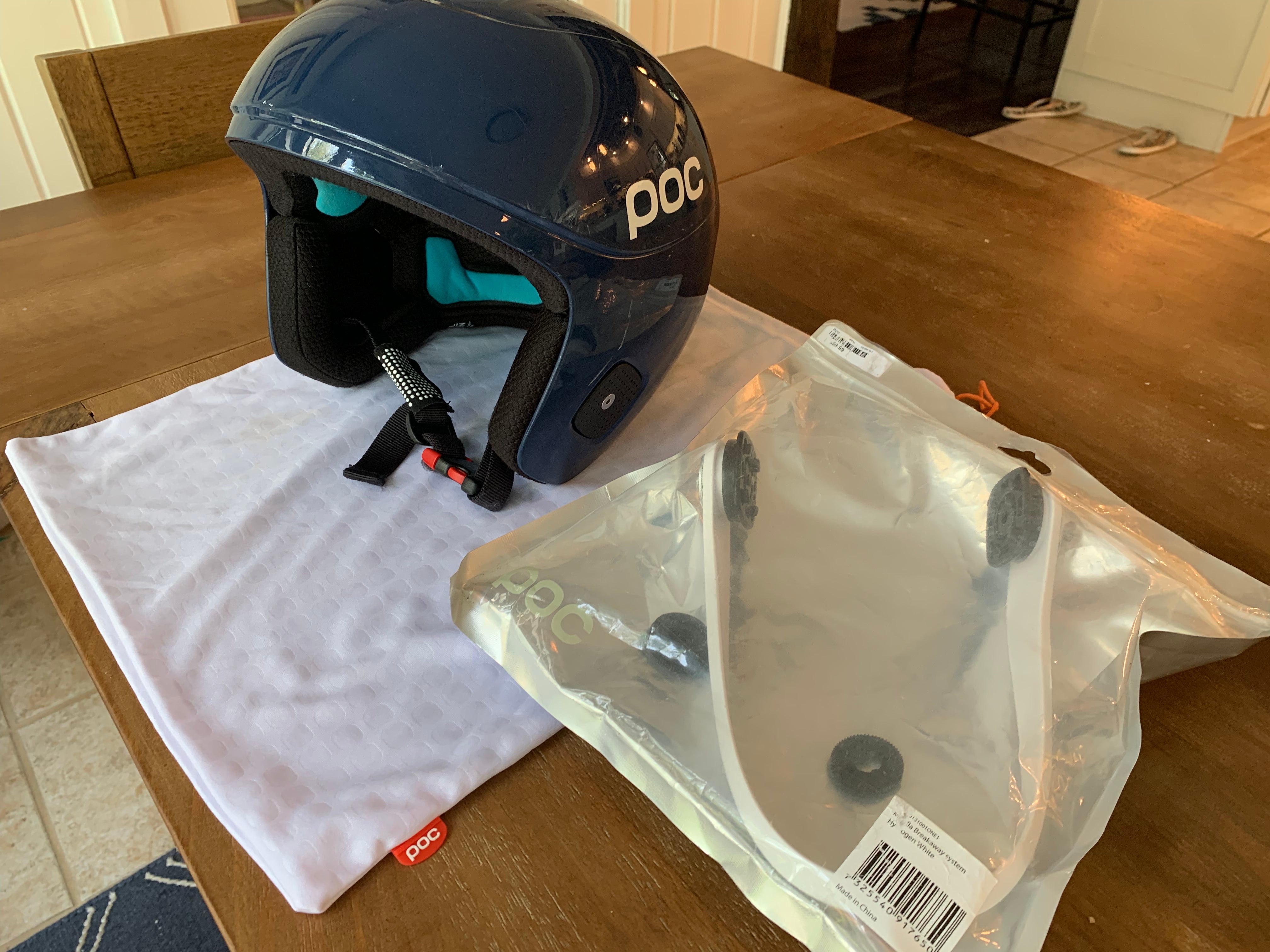 POC Skull Orbic X Spin Helmet - Medium - Dark Blue - w/ Slalom