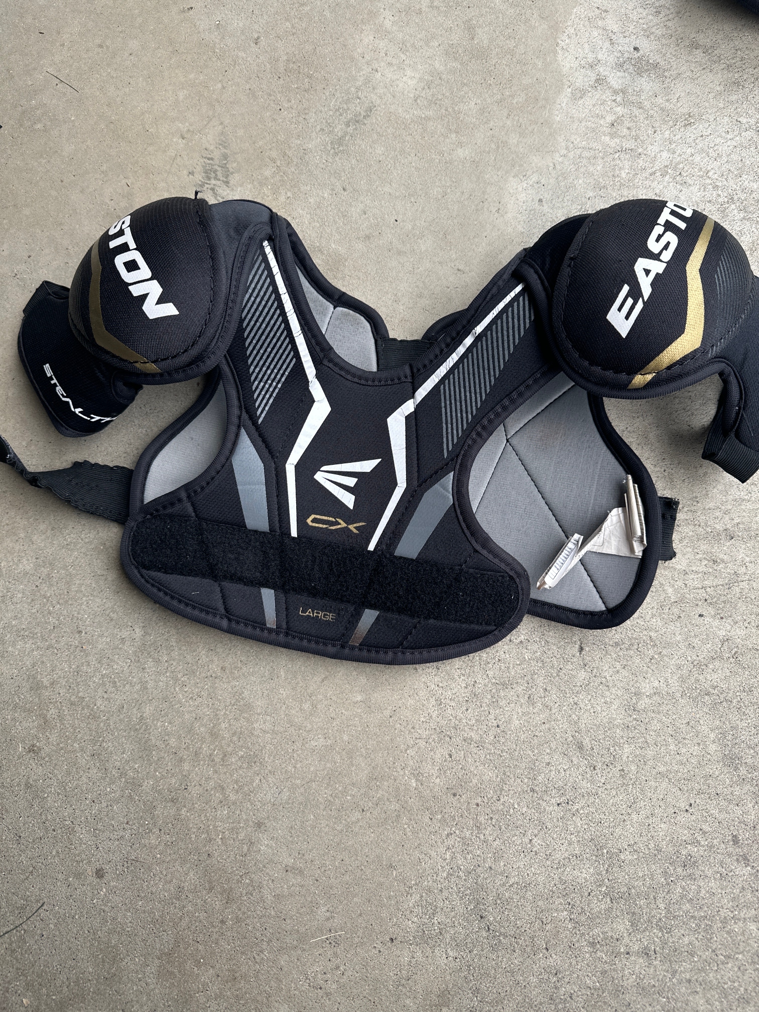 Youth Used Large Easton Stealth Shoulder Pads