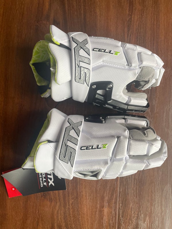 New Goalie STX Medium Cell V Lacrosse Gloves