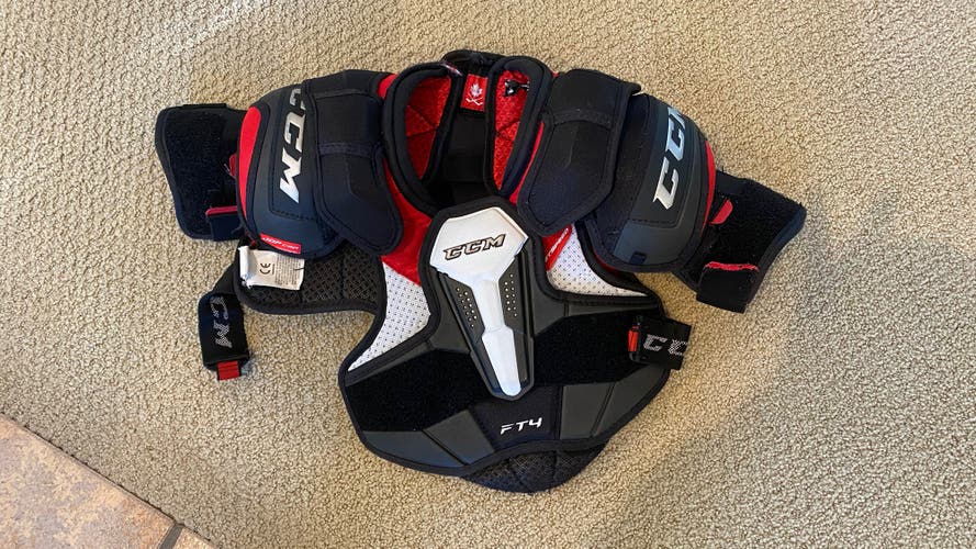 Used Small CCM Pro Stock JetSpeed FT475 Shoulder Pads
