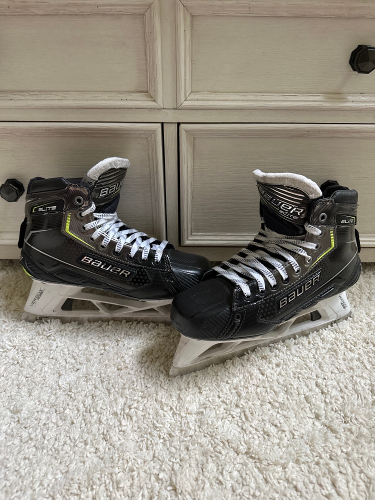 Used Bauer   Size 9 Elite Hockey Goalie Skates