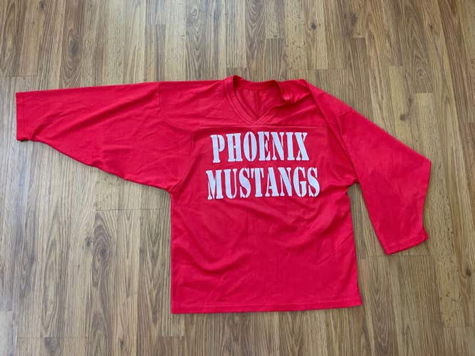 Phoenix Mustangs #11 WCHL HOCKEY VINTAGE CCM Size Small Practice Hockey Jersey!