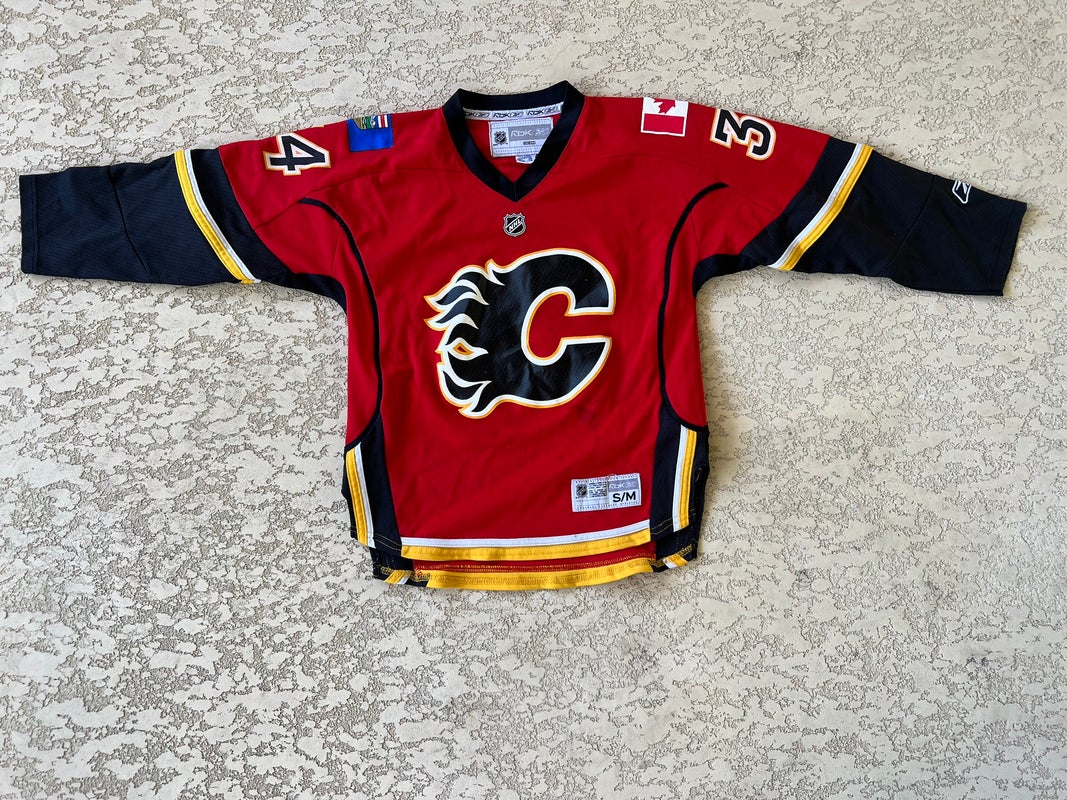 Abbotsford Heat Flames AHL Hockey Team WHITE authentic Reebok jersey 54 XL  NWT