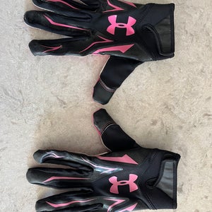 Black Used Adult Medium Under Armour Gloves