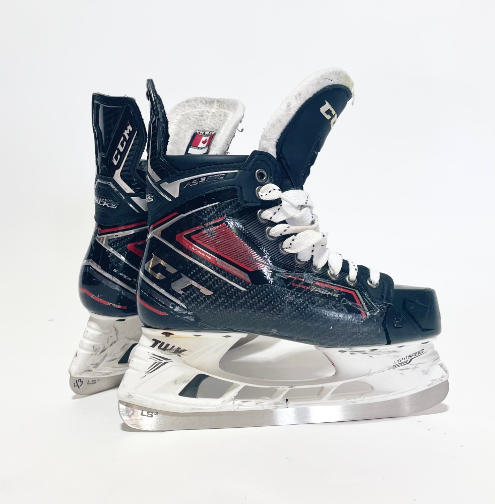 CCM SuperTacks AS3 Pro NHL Pro Stock Skates (Red) w/LS3 steel - Size 7R - Martinook