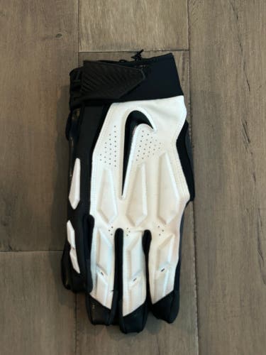Size 3XL XXXL  Nike D-Tack Lineman Football Gloves White NWOT
