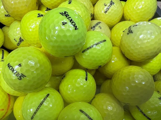 24 Srixon Yellow Q-Star Premium AAA Used Golf Balls