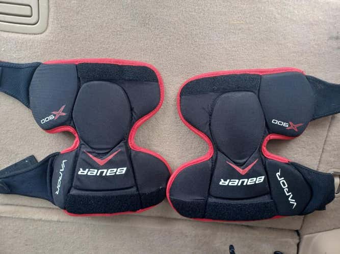 Used Bauer goalie knee pads