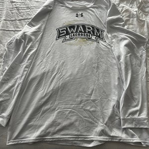 Swarm Lacrosse Used Men's Under Armour LS Locker tee/Quantum Lacrosse Hat