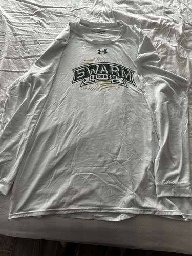 Swarm Lacrosse Used Men's Under Armour LS Locker tee/Quantum Lacrosse Hat