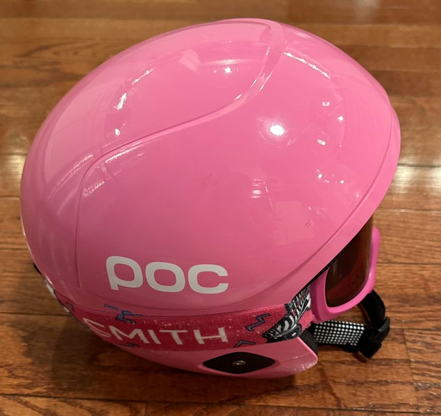 Pink POC Skull Orbic X Spin Helmet FIS Legal (goggles Included