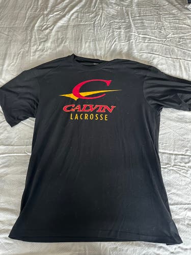 Calvin University Lacrosse Used Men's Badger Tee