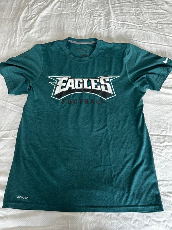 PHILADELPHIA EAGLES TEAM ISSUED NIKE DRI-FIT LONG-SLEEVE SHIRT ADULT X -  Bucks County Baseball Co.