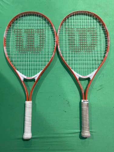 2 Used Wilson  Serena 25 Tennis Racquets
