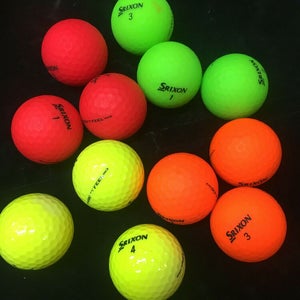 Srixon Colored Soft Feel       15 Premium AAA Used Golf Balls