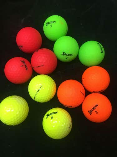 Srixon Colored Soft Feel      36 Premium AAA Used Golf Balls