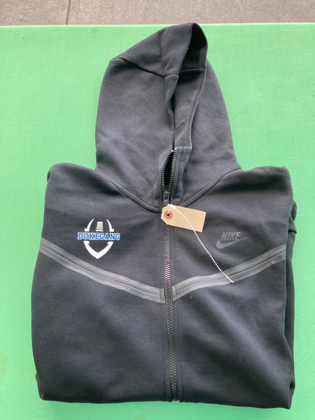 Black Used Men's Large Nike "DukeGang" Football FullZip