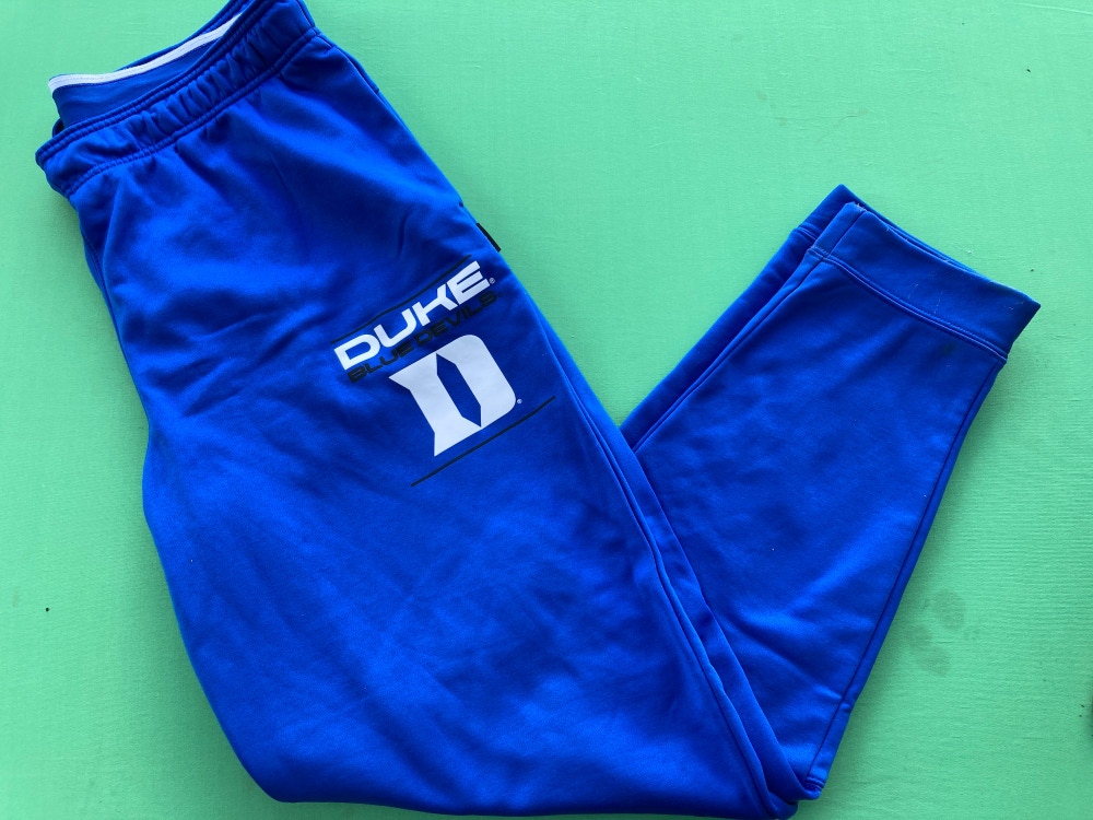 Blue Used Large Men's Duke College Issue Nike SweatPants