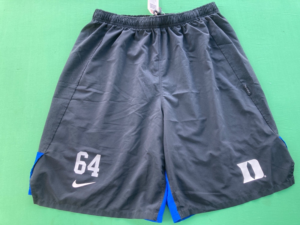 Black Used Large Men's Nike Duke College Issue Shorts