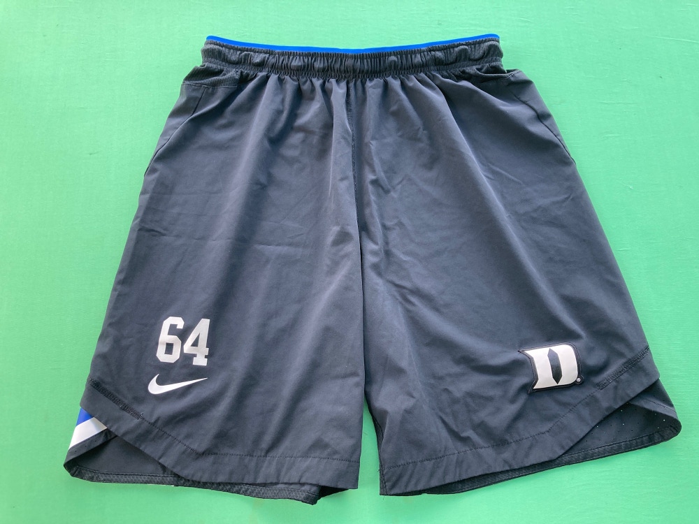 Black Used Large Men's Nike Duke College Issue Shorts