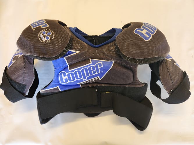 Senior Used Large COOPER HOCKEY TECHNIFEX SP700 SHOULDER PADS Shoulder Pads