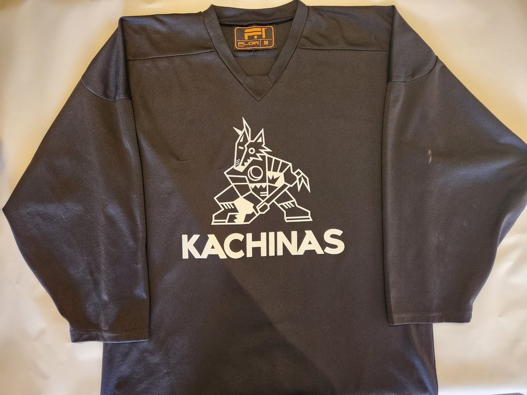 Black Used Kachinas Adult Medium (Flow) Practice Jersey