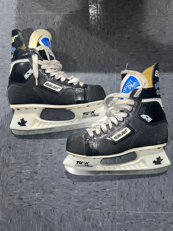 Youth Bauer supreme 1000 Custom Hockey Skates Size 6.5 | SidelineSwap