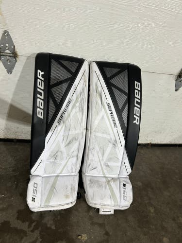 Used 28" Bauer Supreme S190 Goalie Leg Pads