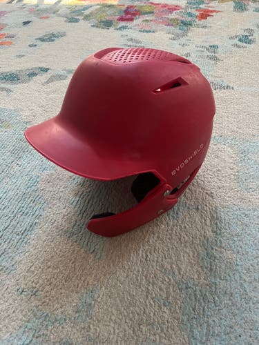 Red Evoshield S/M Batting Helmet