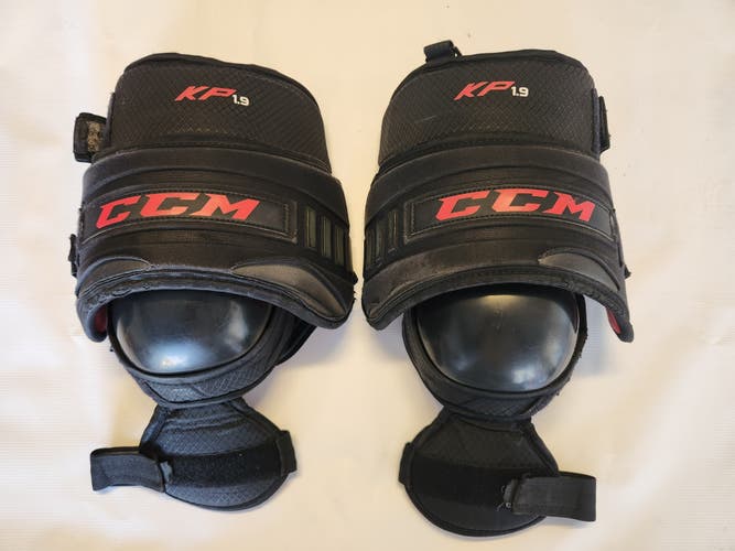 Used Senior CCM kp 1.9 Goalie Knee Pads