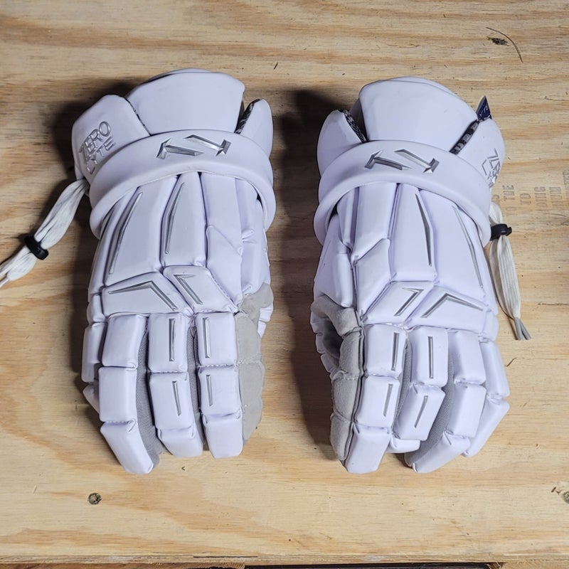 Used Player's True Zerolyte Lacrosse Gloves 13"