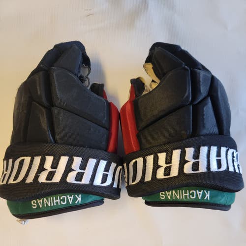 Used Arizona Kachinas Warrior Covert Pro Gloves Size 13" (Black, Green, and Red)