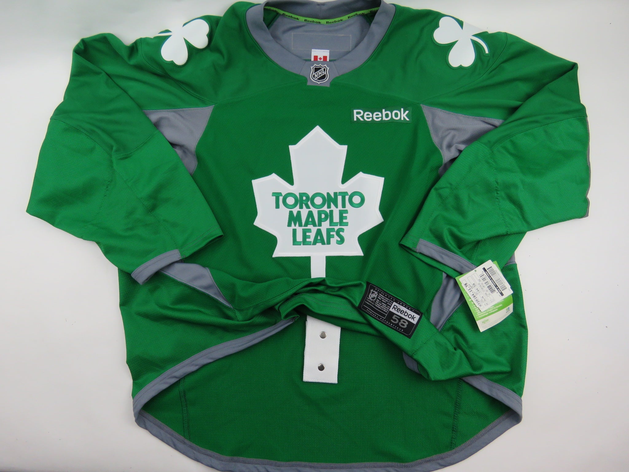 Sold at Auction: Blank Military Style Reebok NHL Authentic Toronto