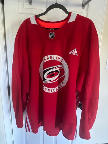 Authentic Pro Carolina Hurricanes Practice Jersey Size 58